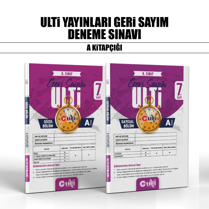GERİ SAYIM ULTİ 08.SINIF DNM KLB SY/SZ 7-A -26